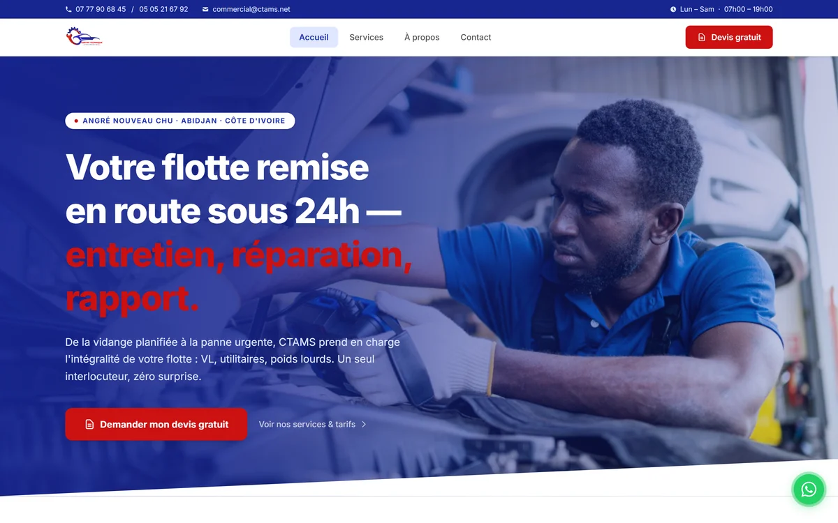 Aperçu de CTAMS — Système de gestion associative